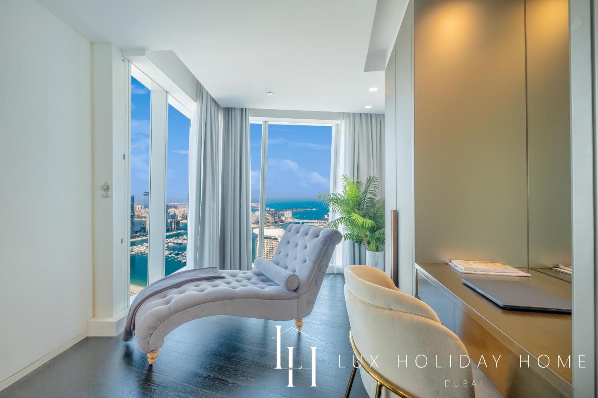 Lux - Lavish Suite With Full Palm Jumeirah View 1 Dubai Dış mekan fotoğraf