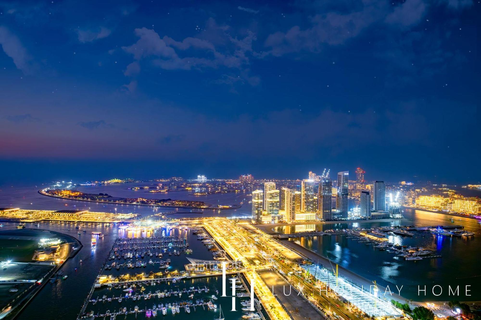 Lux - Lavish Suite With Full Palm Jumeirah View 1 Dubai Dış mekan fotoğraf