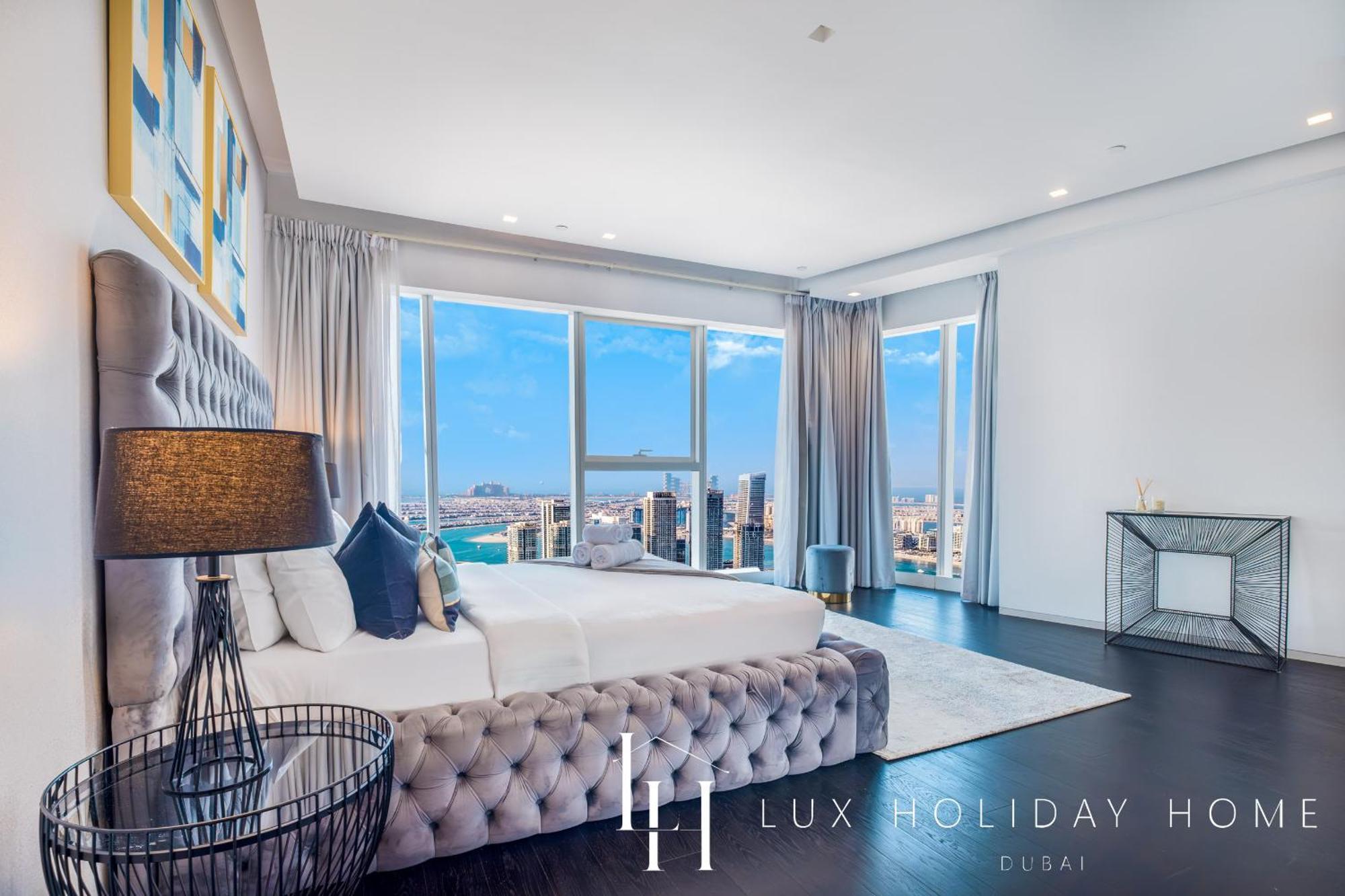 Lux - Lavish Suite With Full Palm Jumeirah View 1 Dubai Dış mekan fotoğraf
