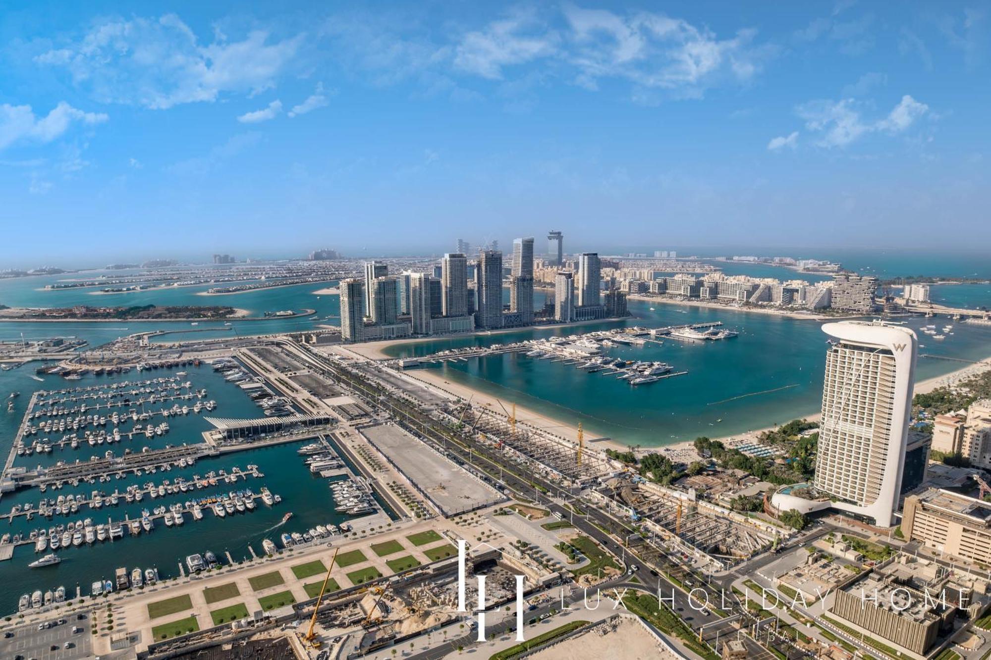 Lux - Lavish Suite With Full Palm Jumeirah View 1 Dubai Dış mekan fotoğraf