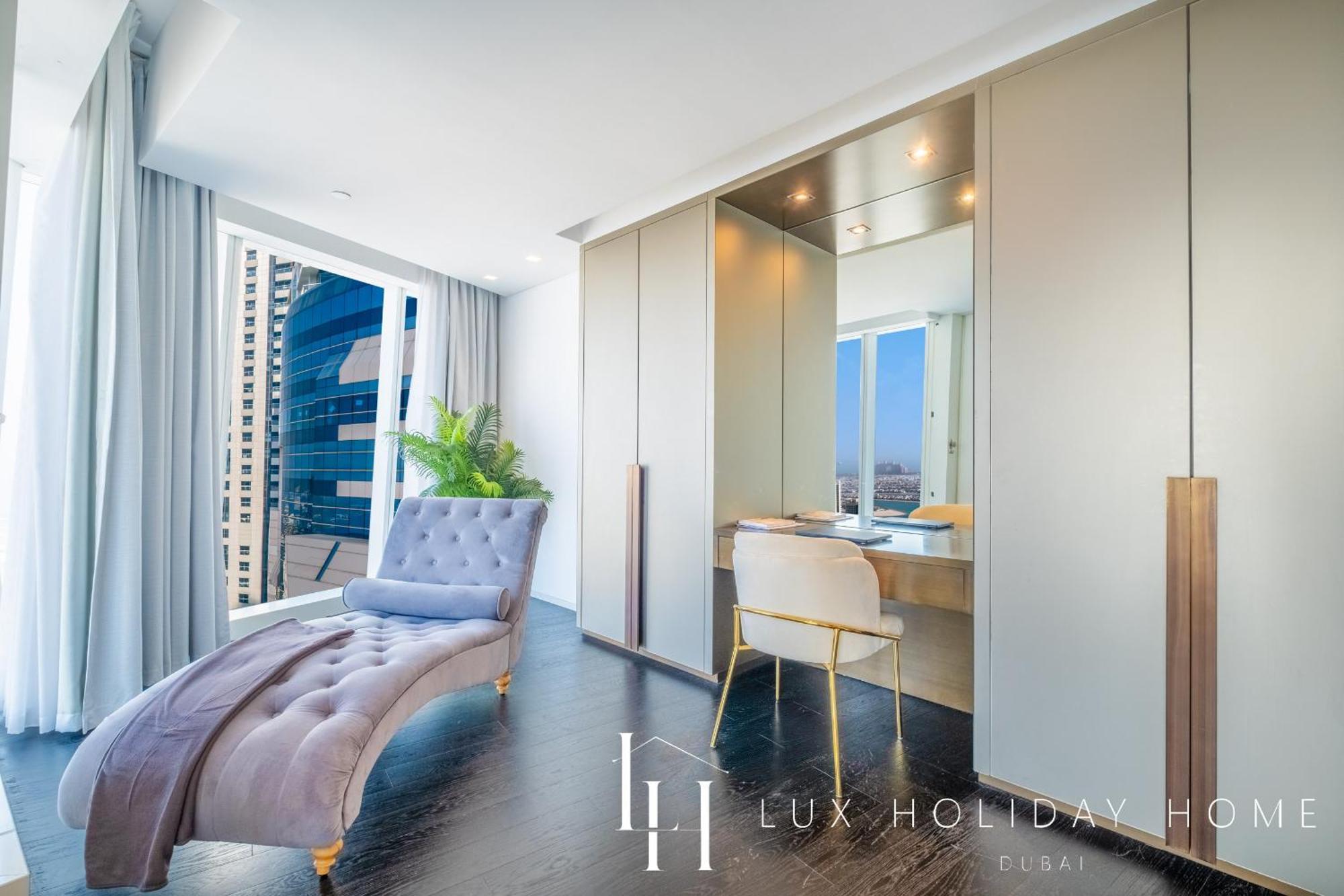 Lux - Lavish Suite With Full Palm Jumeirah View 1 Dubai Dış mekan fotoğraf