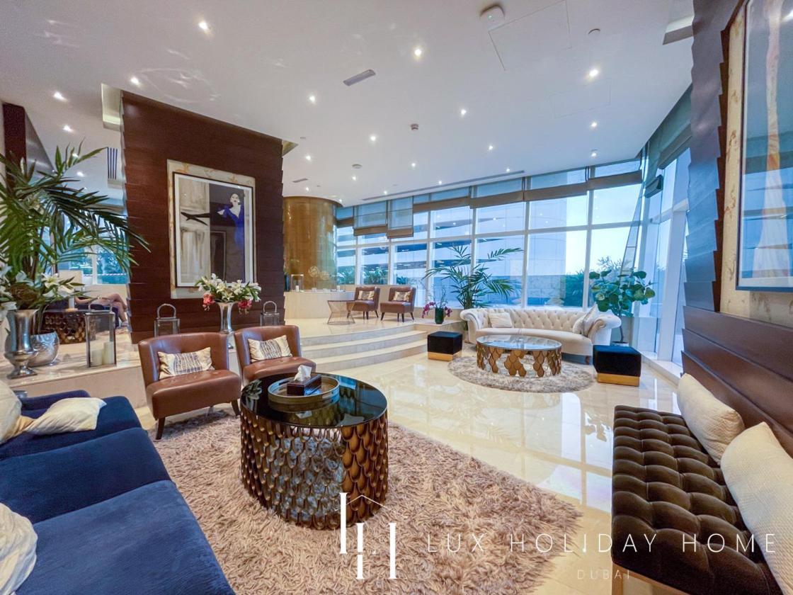 Lux - Lavish Suite With Full Palm Jumeirah View 1 Dubai Dış mekan fotoğraf