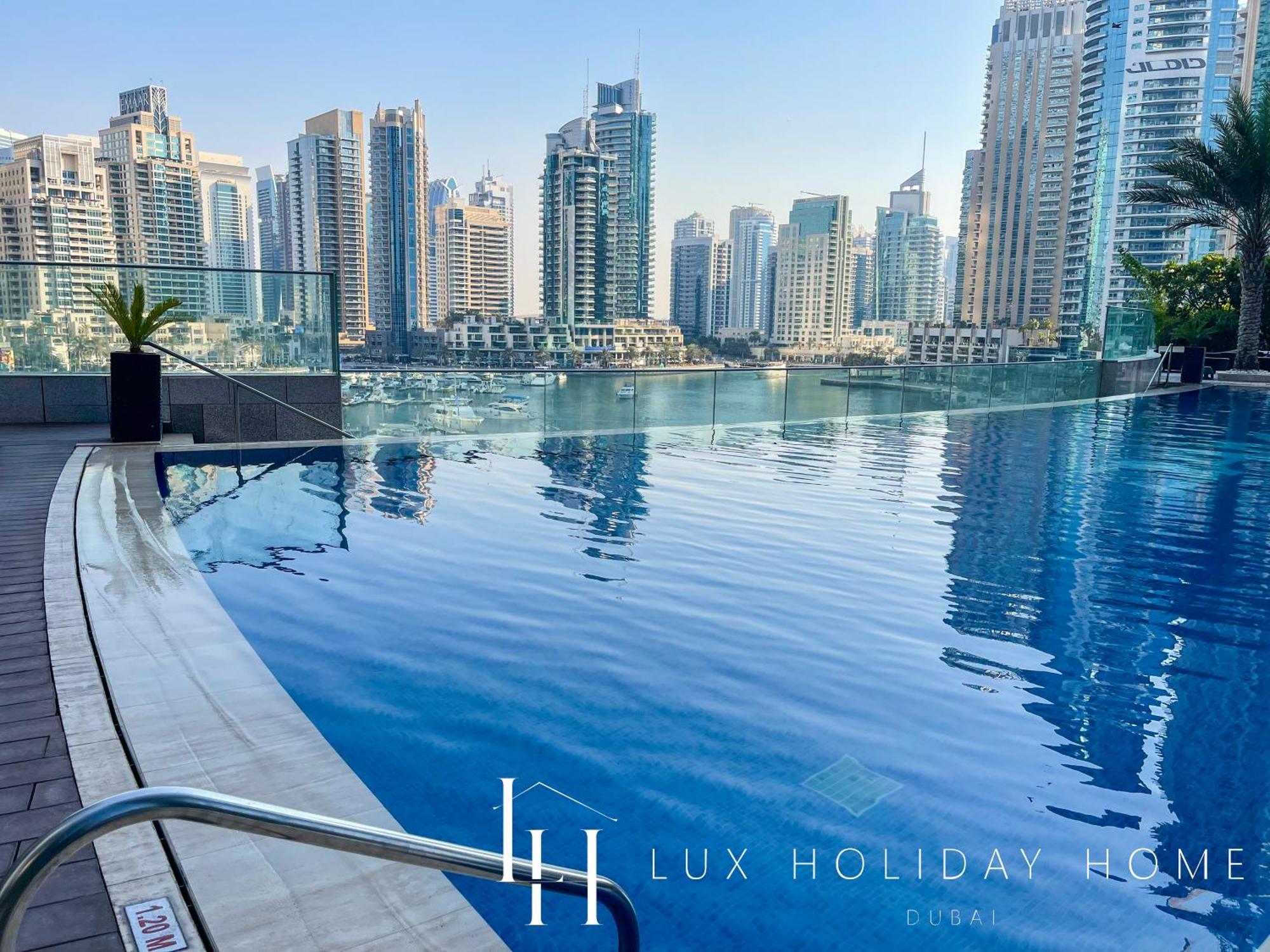 Lux - Lavish Suite With Full Palm Jumeirah View 1 Dubai Dış mekan fotoğraf