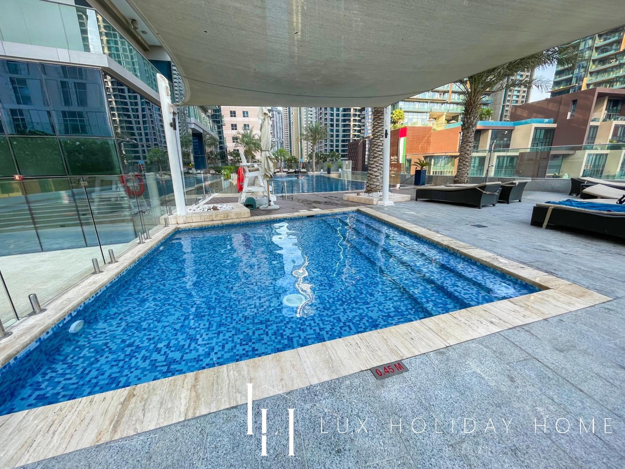 Lux - Lavish Suite With Full Palm Jumeirah View 1 Dubai Dış mekan fotoğraf
